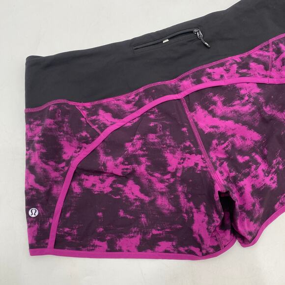 Lululemon purple speed shorts - Picture 3 of 5